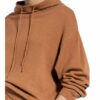 Luisa Cerano Strick-Hoodie braun