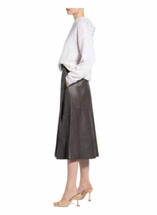 Luisa Cerano Strick-Hoodie weiss