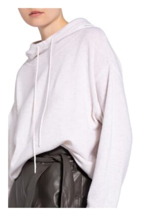 Luisa Cerano Strick-Hoodie weiss