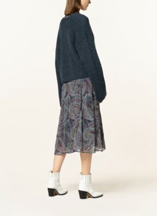 Luisa Cerano Strickjacke Mit Mohair Und Alpaka blau