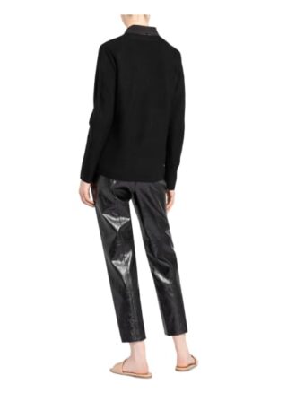 LUISA CERANO Strickjacke Damen, Schwarz