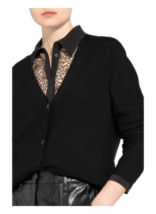 LUISA CERANO Strickjacke Damen, Schwarz