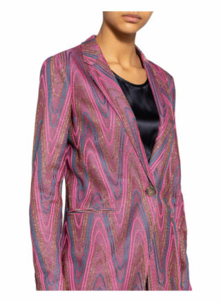 M Missoni Blazer Mit Glitzergarn pink