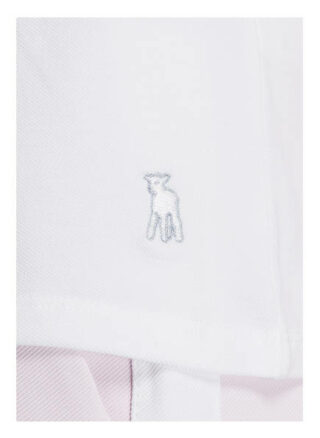 Maerz Muenchen Piqué-Poloshirt weiss