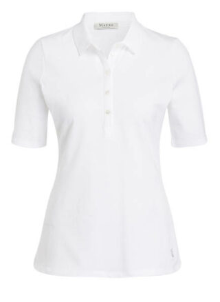 Maerz Muenchen Piqué-Poloshirt weiss