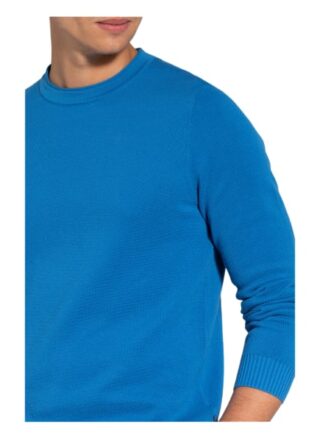 maerz muenchen Piqué-Pullover Herren, Blau