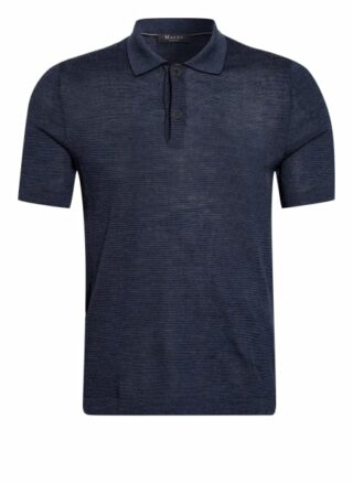 maerz muenchen Strick-Poloshirt Herren, Blau