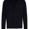 Maerz Muenchen Stricksakko Slim Fit schwarz