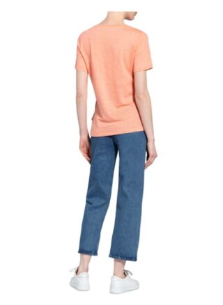 Maerz Muenchen T-Shirt Aus Leinen orange