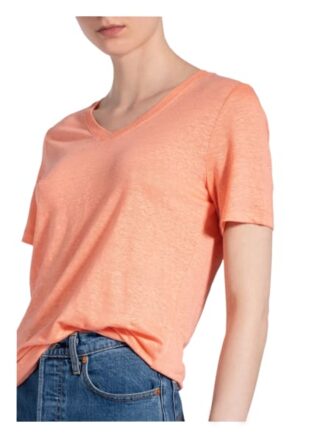 Maerz Muenchen T-Shirt Aus Leinen orange