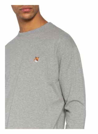 MAISON KITSUNÉ Longsleeve Herren, Grau