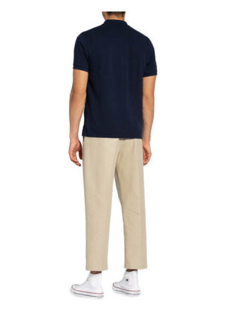 Maison Kitsuné Piqué-Poloshirt blau