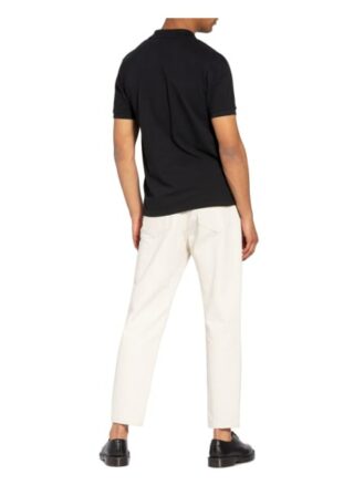 MAISON KITSUNÉ Pique-Poloshirt Herren, Schwarz