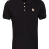 MAISON KITSUNÉ Pique-Poloshirt Herren, Schwarz