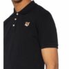 MAISON KITSUNÉ Pique-Poloshirt Herren, Schwarz