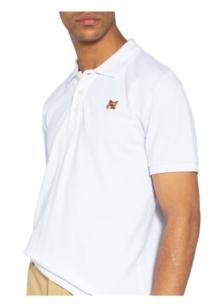 MAISON KITSUNÉ Pique-Poloshirt Herren, Weiß