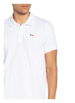 MAISON KITSUNÉ Pique-Poloshirt Herren, Weiß