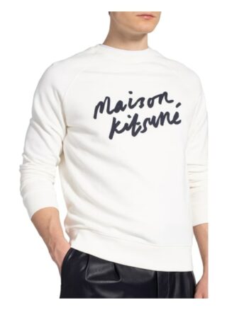 Maison Kitsuné Sweatshirt weiss