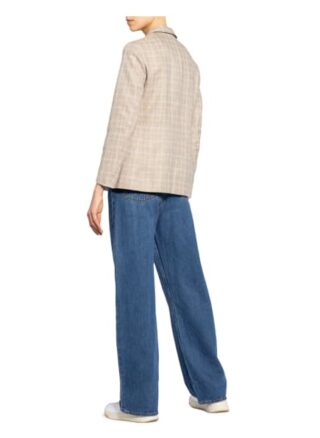 Maje Blazer Vitrus Mit Leinen gelb