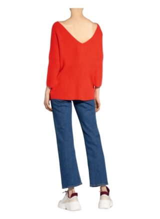 Maje Cashmere-Pullover Madone Mit 3/4-Arm pink