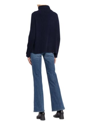 Maje Cashmere-Rollkragenpullover Madinette blau