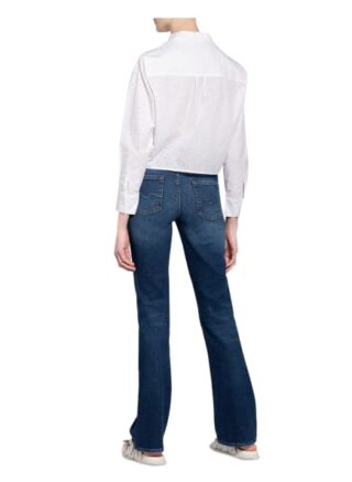 Maje Hemdbluse Aus Lochspitze weiss