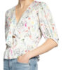 Maje Jacquard-Bluse Licake weiss