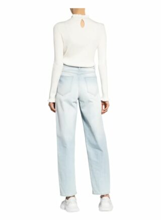 Maje Pullover Maullya Mit Volantbesatz weiss