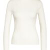 Maje Pullover Maullya Mit Volantbesatz weiss