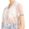 Maje Spitzenbluse Ciflower weiss