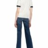 Maje Strick-Poloshirt Mexicano weiss