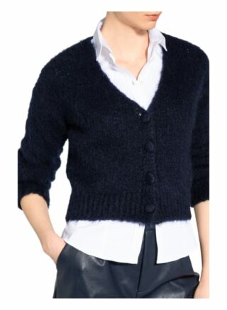 Maje Strickjacke Mistigri Mit Mohair blau