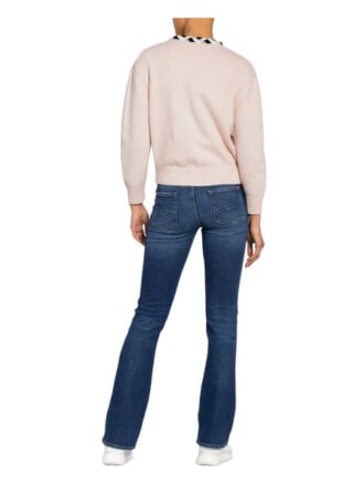 Maje Strickjacke Mit Perlenbesatz pink