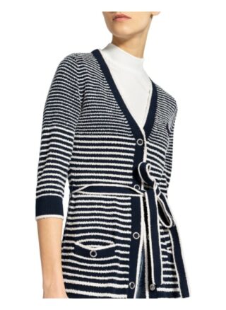Maje Strickjacke Myplage Mit 3/4-Arm blau