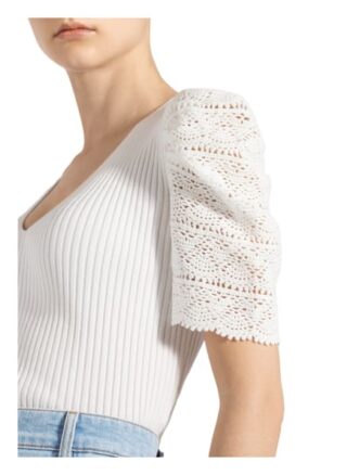 Maje Strickshirt Mentalo weiss