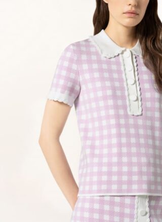 Maje Strickshirt Micro violett