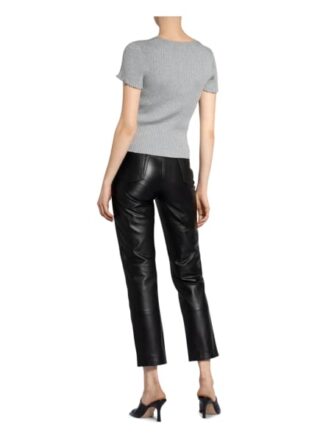 Maje Strickshirt Milino Mit Glitzergarn silber