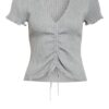 Maje Strickshirt Milino Mit Glitzergarn silber