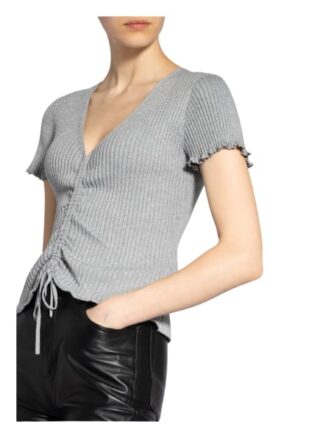 Maje Strickshirt Milino Mit Glitzergarn silber