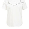 Maje T-Shirt Tabloid weiss