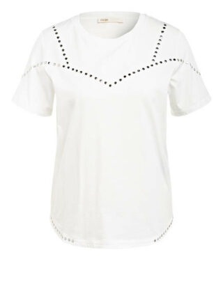 Maje T-Shirt Tabloid weiss