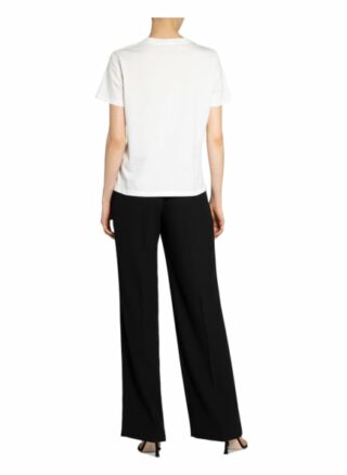 Maje T-Shirt Tiziano Mit Schmucksteinbesatz weiss