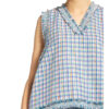 Maje Tweed-Top Mit Glitzergarn blau