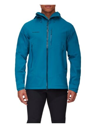 Mammut Hardshelljacke Kento Mit Kapuze blau