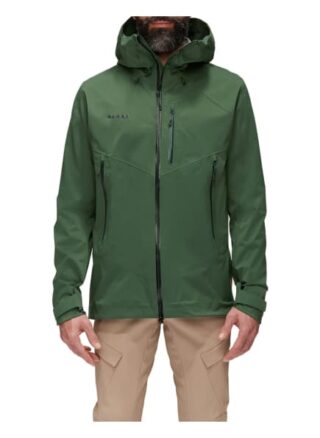Mammut Hardshelljacke Kento Mit Kapuze gruen