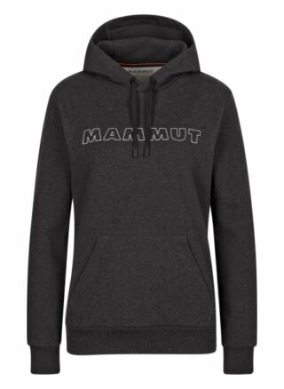 Mammut Hoodie Logo schwarz