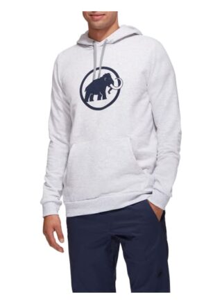 mammut Logo Hoodie Herren, Grau