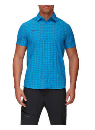 mammut Lenni Kurzarm-Hemd Herren, Blau