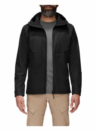 Mammut Softshelljacke Ultimate Vi Mit Kapuze schwarz