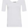 Marc Aurel Basicshirt weiss